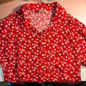 Ross, M, red graphic, NEVER WORN!!